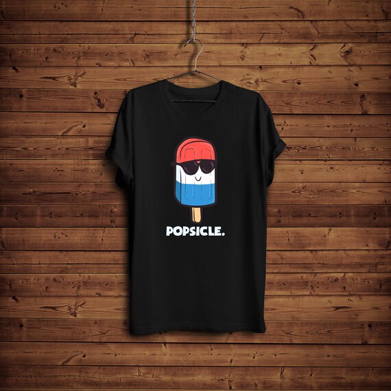 red white and blue popsicle shirt