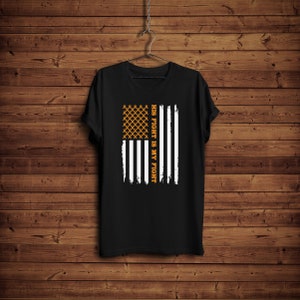 Her Fight is My Fight, His Fight is My Fight, Cancer Shirt, Leukemia Awareness T-shirt, Women&#39;s Support Shirt, American Flag Shirt