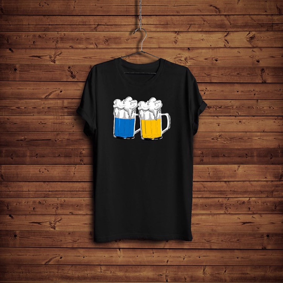 Ukrainian Flag Beer Lover Shirt Ukraine Husband Drinking Tee - Etsy