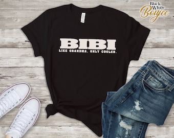 Frauen Bibi T-shirt Abuela wie Oma nur Kühler GroßmutterTee für Großeltern Tag süßes Geschenk für mexikanische spanische Oma