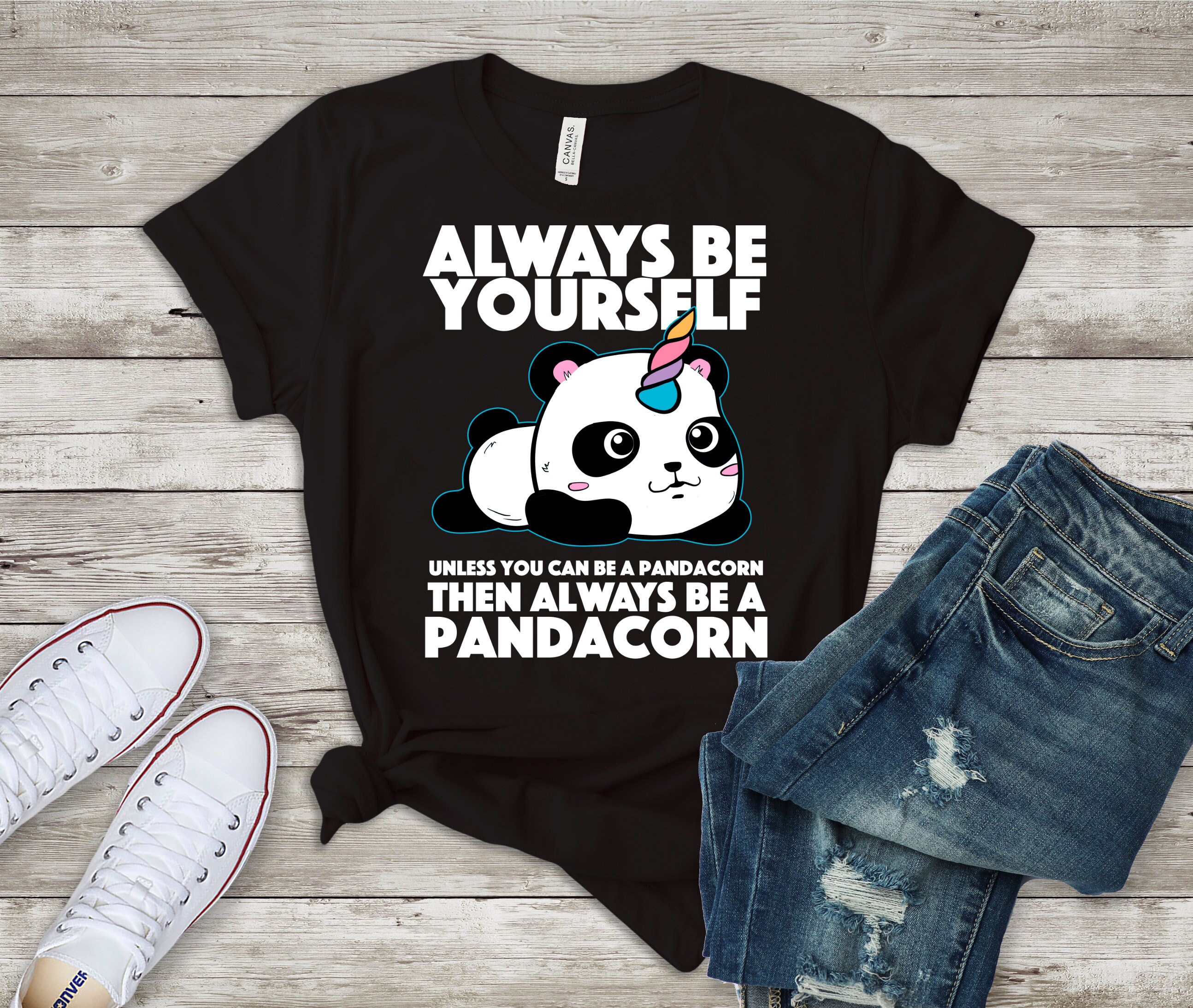 Always Be Yourself Unless You Can Be A Pandacorn T-Shirt Always Be Yourself Unless You Can Be A Pandacorn T-Shirt