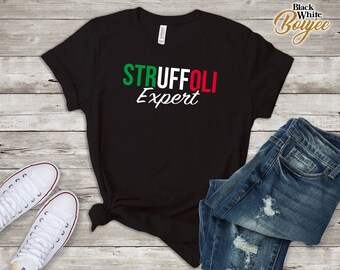 STRUFFOLI Expert Tshirt Dessert Italy Lover Travel Gift