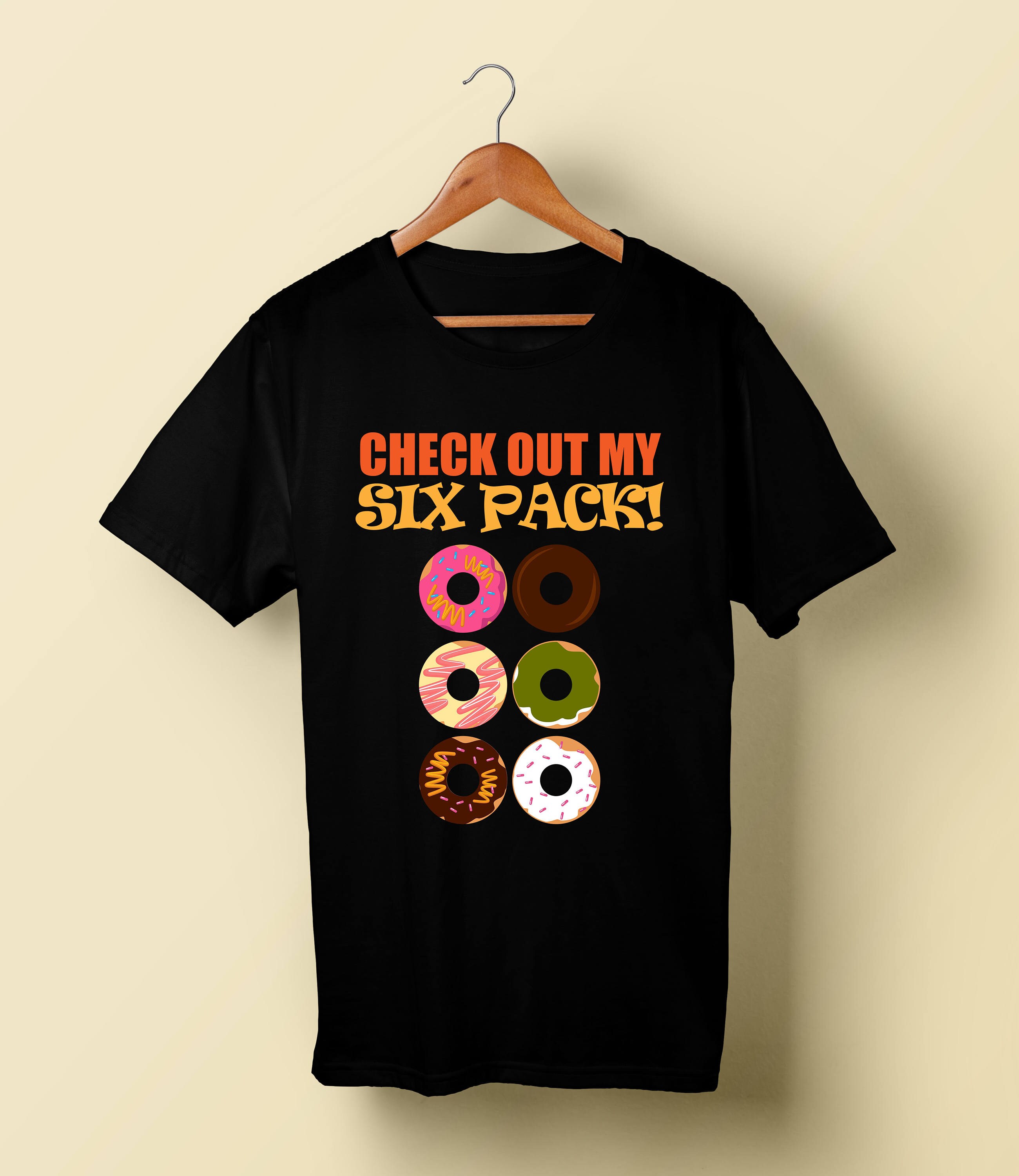 Check Out My Six Pack Donut T Shirt Funny Dessert Abs Pun Check Out My Six Pack Donut T Shirt Funny Dessert Abs Pun