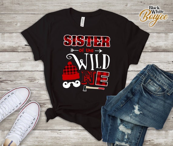 Lumberjack first birthday shirt sale