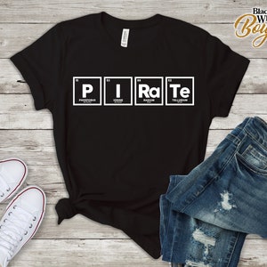 Pirate Periodic Shirt Periodic Elements Tee Science Shirt - Etsy