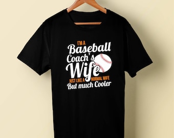 Womens Coaches Frau Shirt Frau Baseball cool Geschenk Unisex T-Shirt Baseball Coaches Frau Shirt