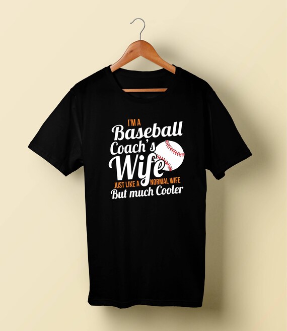 Womens Coaches Wife Shirt Wife Baseball 