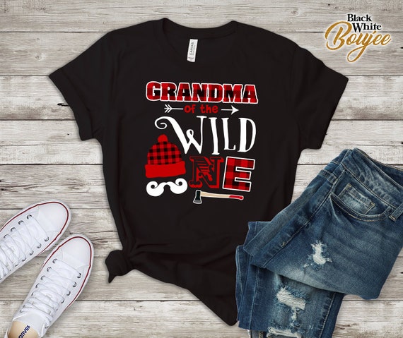 Nana Of The Wild One Shirt Plaid Lumberjack 1st Birthday Tee Nana Of The Wild One Shirt Plaid Lumberjack 1st Birthday Tee
