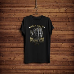 Camisa del Parque Nacional del Valle de la Muerte, camiseta del cactus del valle de la muerte, regalo de campamento, camisa de senderismo de las montañas vintage de EE.UU., regalo de viaje del parque nacional