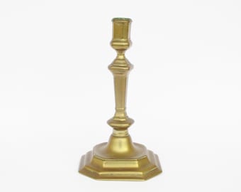 Antique 18th century French brass candle holder candlestick. Lighting. Collectible. Home decor. Spaces decor. Bougeoir 18ème siècle