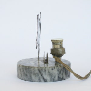 Vintage Bullfighter Toreador Matador brass and marble table lamp light. Home decor. Spaces decor. Lampe de table Torero image 5