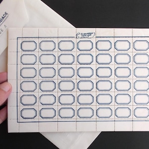 Vintage portuguese Emege Nº 336A packet with 336 gummed labels collectible