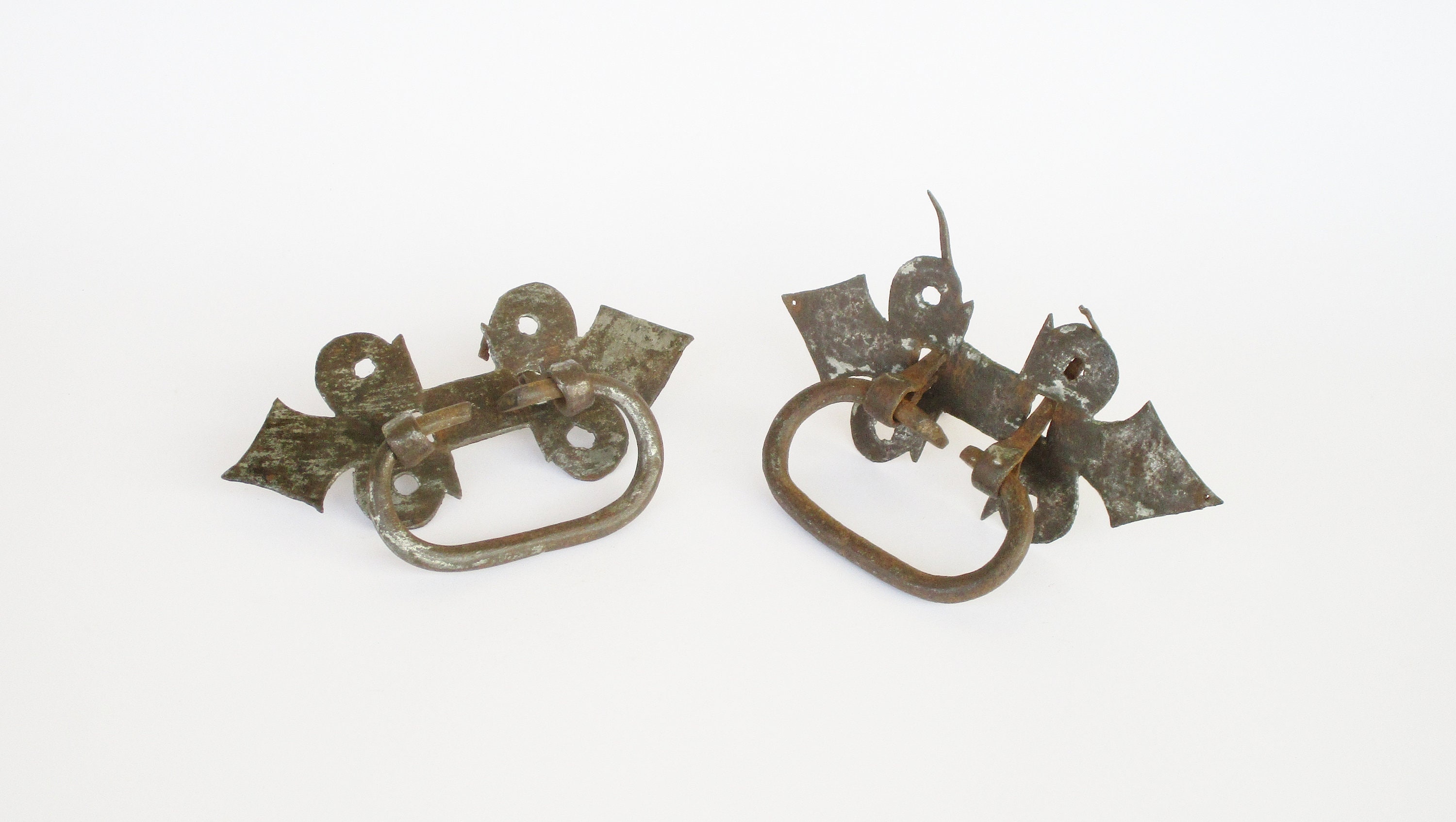 Antique 18th Century Chest Trunk Pair of Iron Handles. Etsy