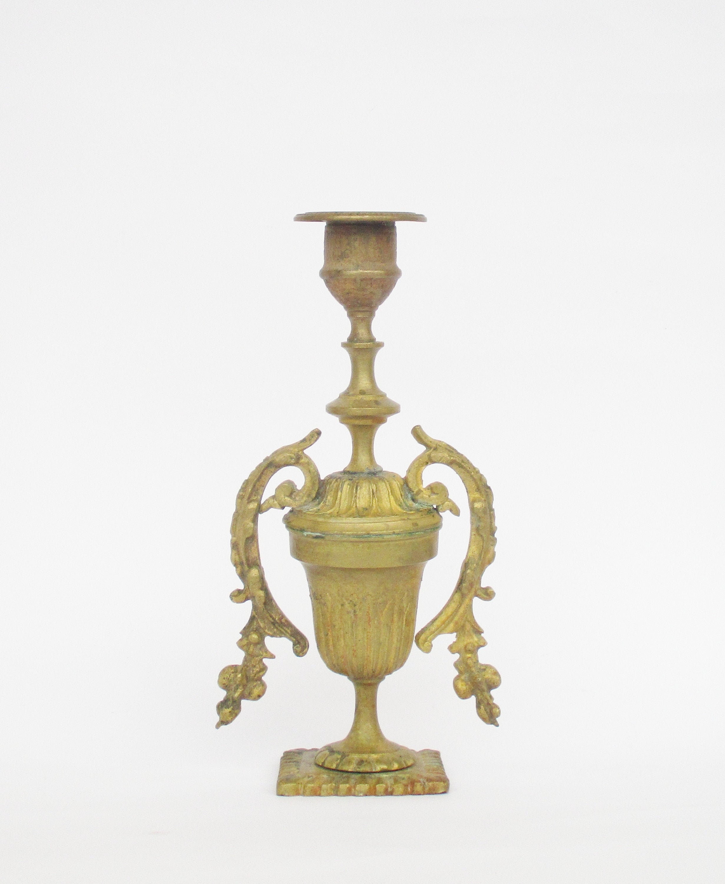 Antique Altar Brass Candle Holder Candlestick. Religious Etsy