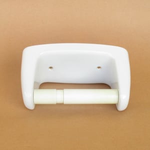 Paper roll holder porcelain