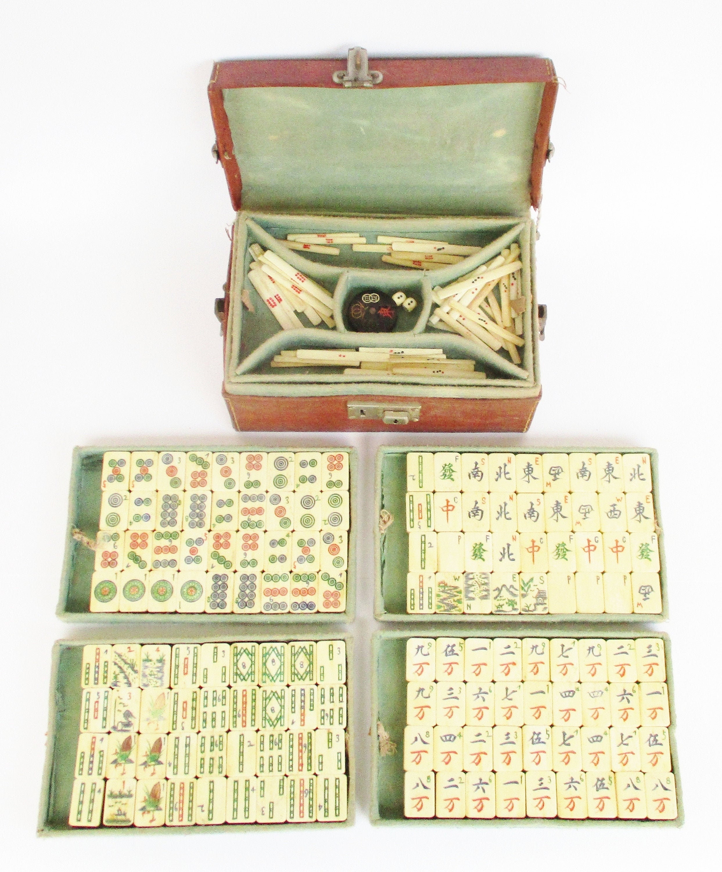Antique Mahjong Set for sale Only 2 left at 70