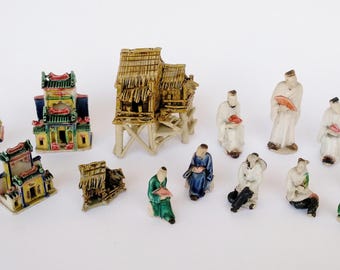 Vintage Selwin Pewter Miniature Chinese Deities: Fu Lu Shou Set - Etsy