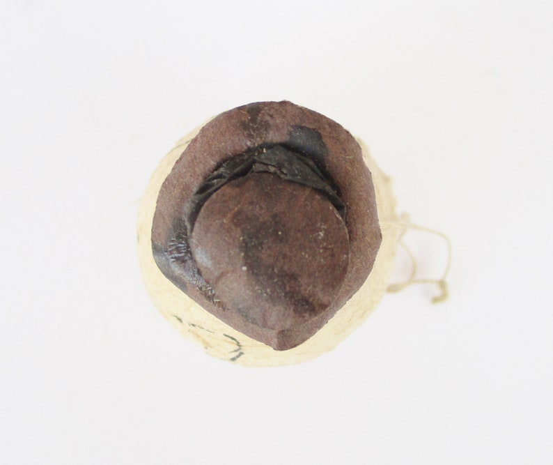 Antique spun cotton Snowman Smoker Christmas tree ornament