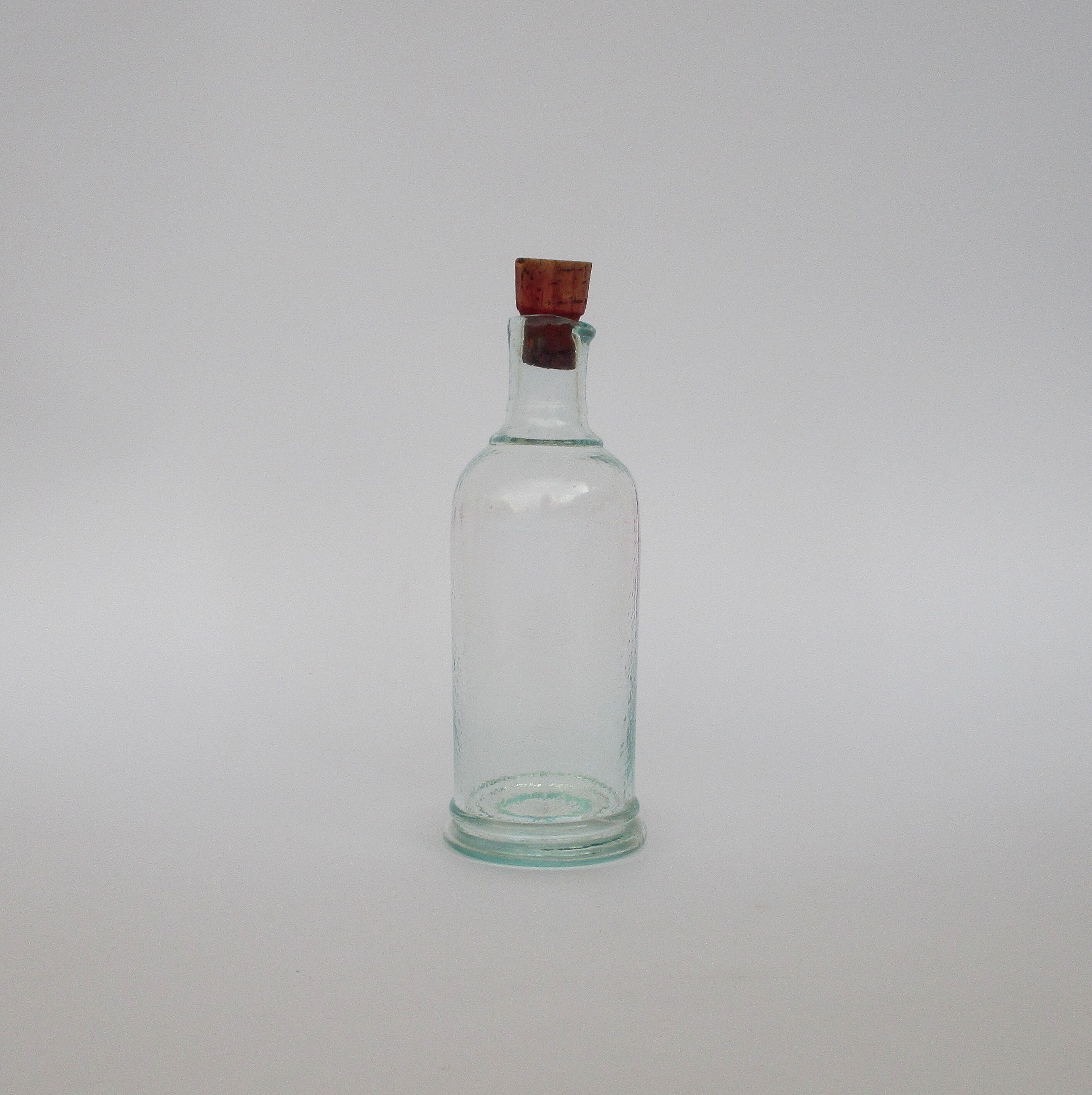 Petite bouteille en verre bouchon Liège, bouteille verre, bouteille verre,  présentoir, création bijoux,mariage,20mm, G173