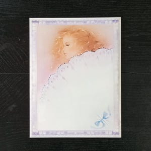 Set vintage di 10 buste da cartolina per lettere. Carta da lettera 10/10. Bustine da buste lettera postale carta postale