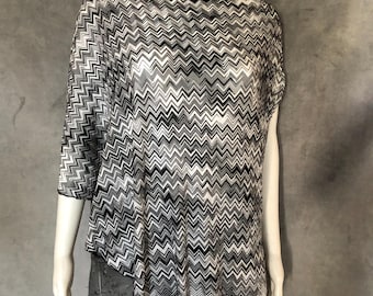 Cardigan Missoni Multicolore Noir Jaune - Taille Petit (2/3/4/40) - Occasion Très Bon état