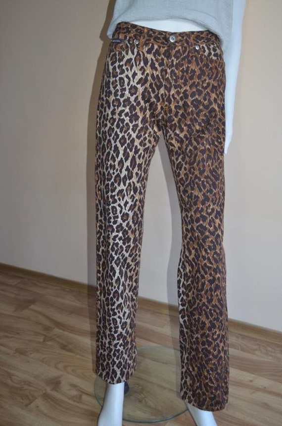 Dolce&Gabbana leopard jeans