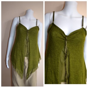 Y2k vintage mesh top
