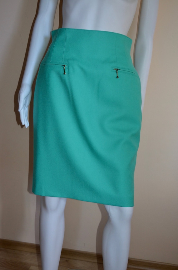 Vintage Escada by Margaretha Ley wool skirt - image 1