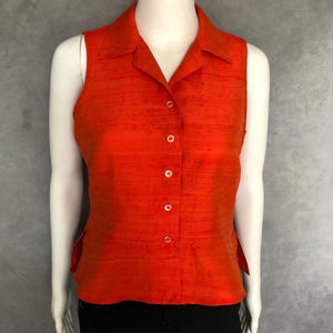 Vintage Moschino wild silk blouse