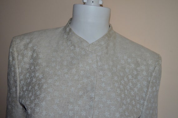 Gianni Versace couture linen jacket - image 2