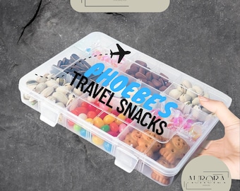 Personalized Travel Snack Box: Custom Child Snack Container