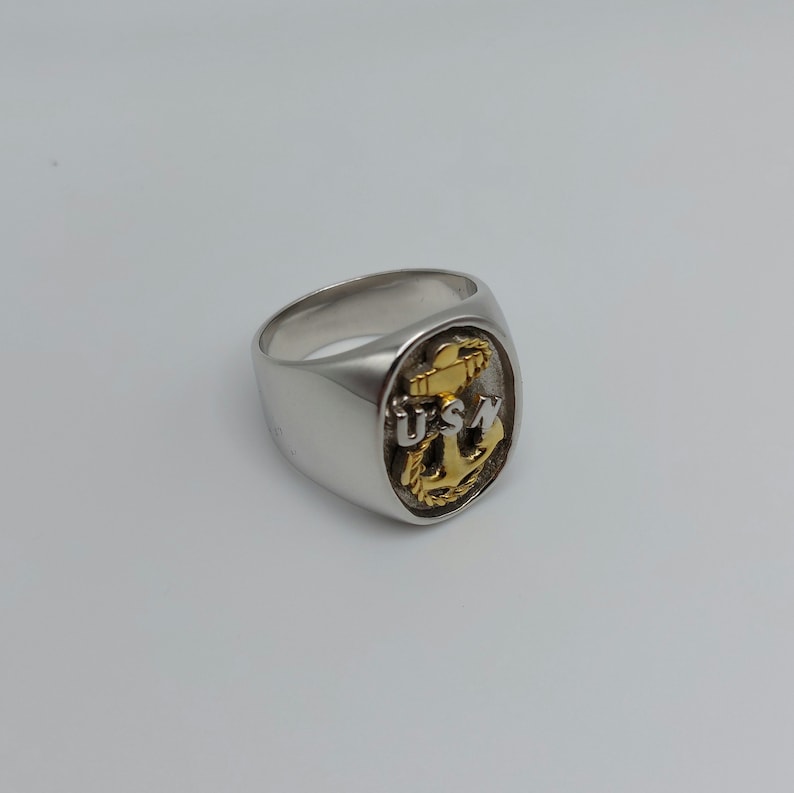 Navy Chief Sterling Silver 925 Ring - Etsy