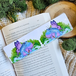 Murdoch Toad Fairy Bookmark, Toad Bookmark, Winged Toad, Cottagecore, Goblincore, Cryptid Bookmark, Magical Creatures, Witchy Bookmark