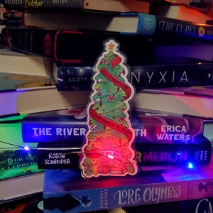 Bookish Christmas Tree Bookmark, All I Want for Christmas is to Read My TBR Pile, Bookish Gifts, Holiday Bookmark, Stocking Stuffer image 7