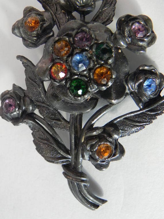 Little Nemo Brooch, Cast Pot Metal, Rhinestones, … - image 7