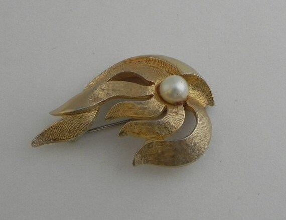 TORTOLANI Brooch, Abstract, Flame, Blowing Wind, … - image 7