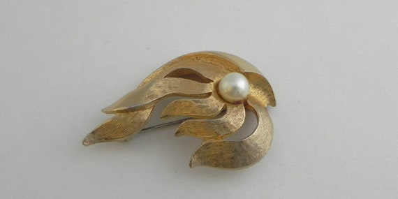 TORTOLANI Brooch, Abstract, Flame, Blowing Wind, … - image 3