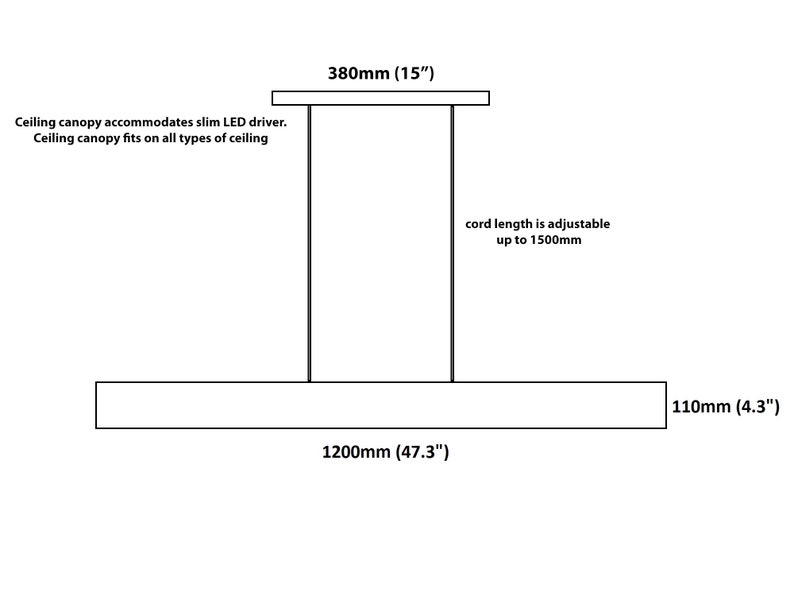 WALNUX Dimmbares Licht LED Pendelleuchte Bild 5