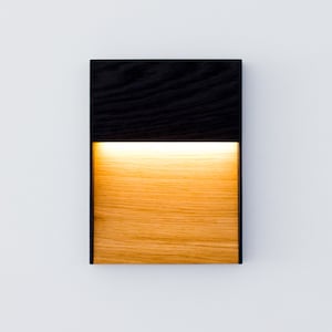 LED Wall Sconce AmberLight NERO - Oak Wall Light