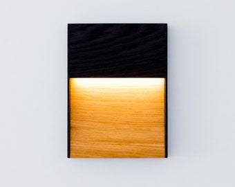 LED Wall Sconce AmberLight NERO - Oak Wall Light