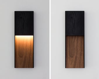 Walnut AmberLight SLIM - LED Wall Light