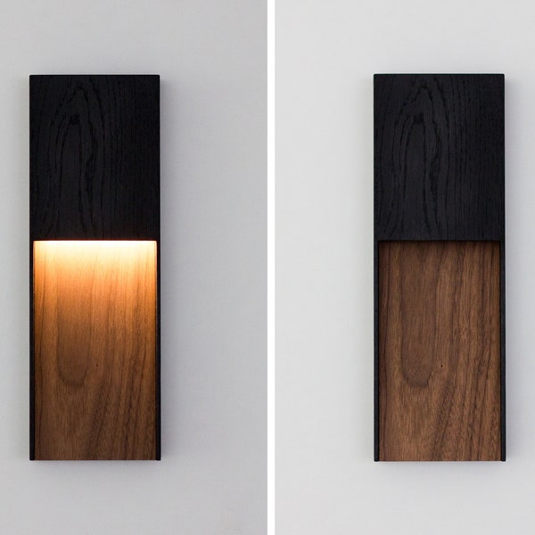 Walnut AmberLight SLIM - LED Wall Light