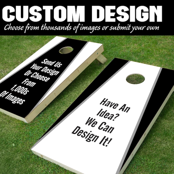 Custom Vinyl Decal Cornhole Wrap - Set of (2) - 24"x48" Wraps - Board NOT Included