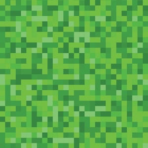 Boxypixel Green Heavy Duty 15 Oz Custom Green Pixel Blocks \ Canopy for Outdoor Playset ...