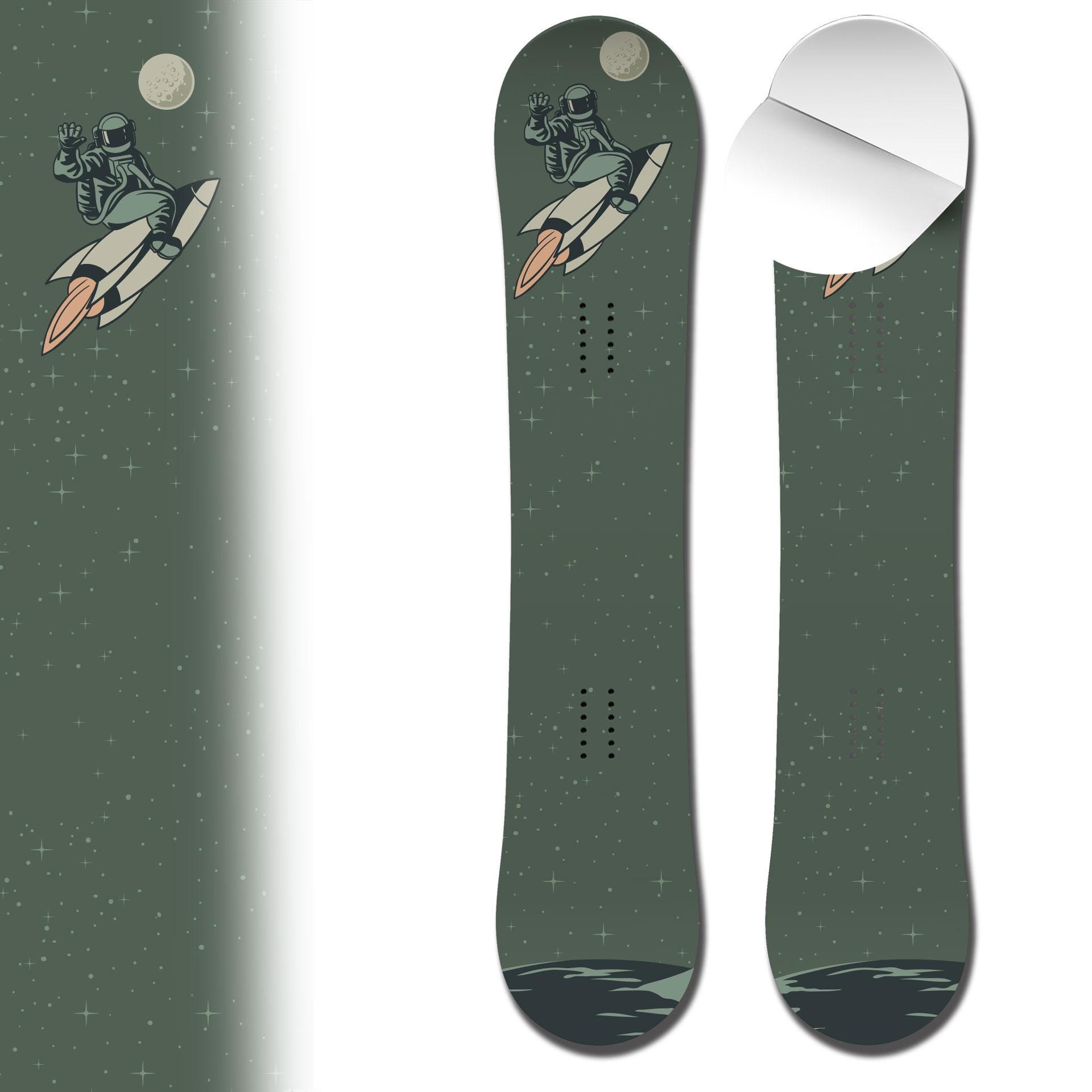 burton astronaut snowboard Process Recut speed groomers 0029 Astronaut Riding Rocket Moon