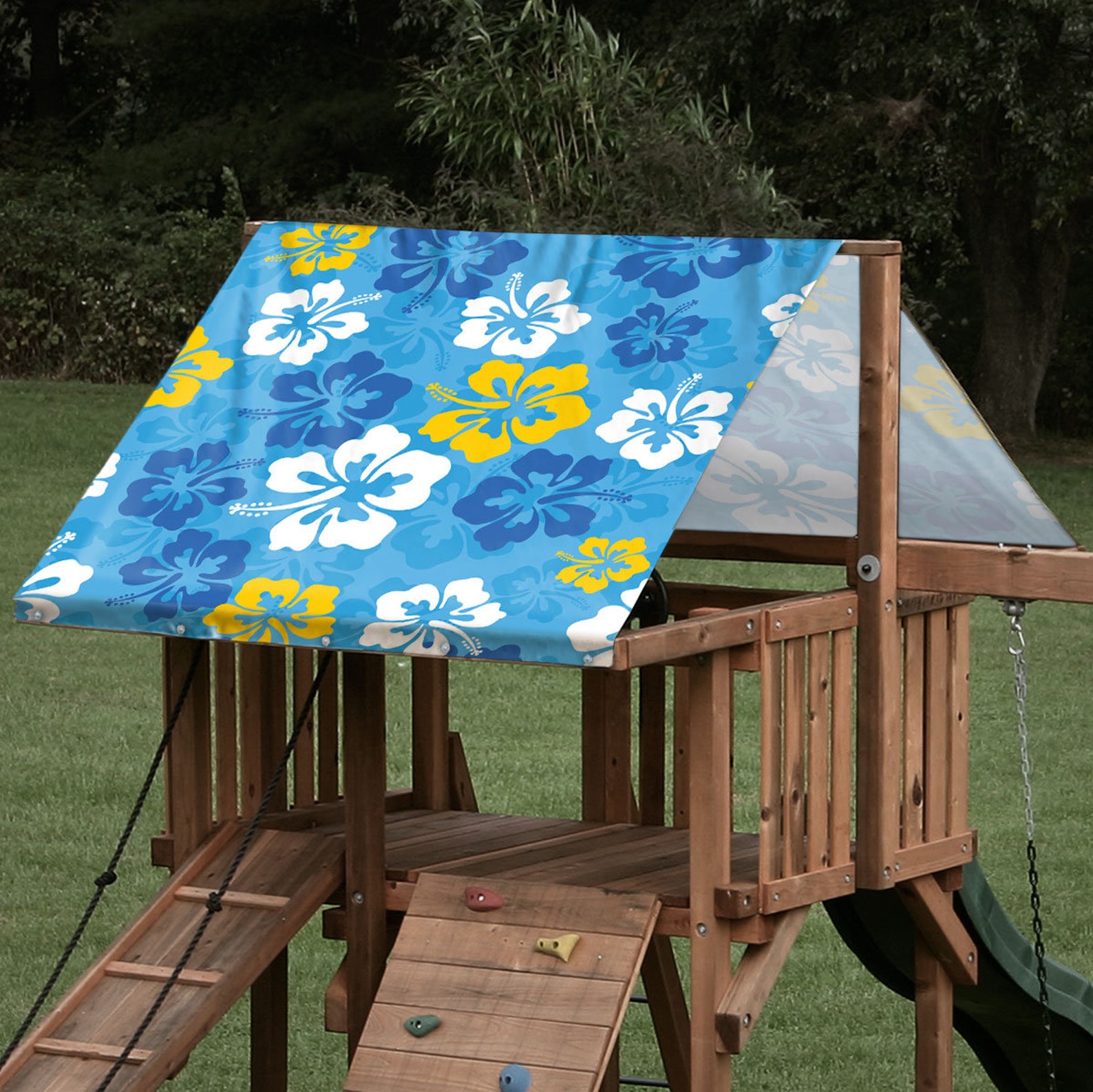 Custom Aloha Ocean Tarp Canopy for Outdoor Playset Tarp40 Etsy