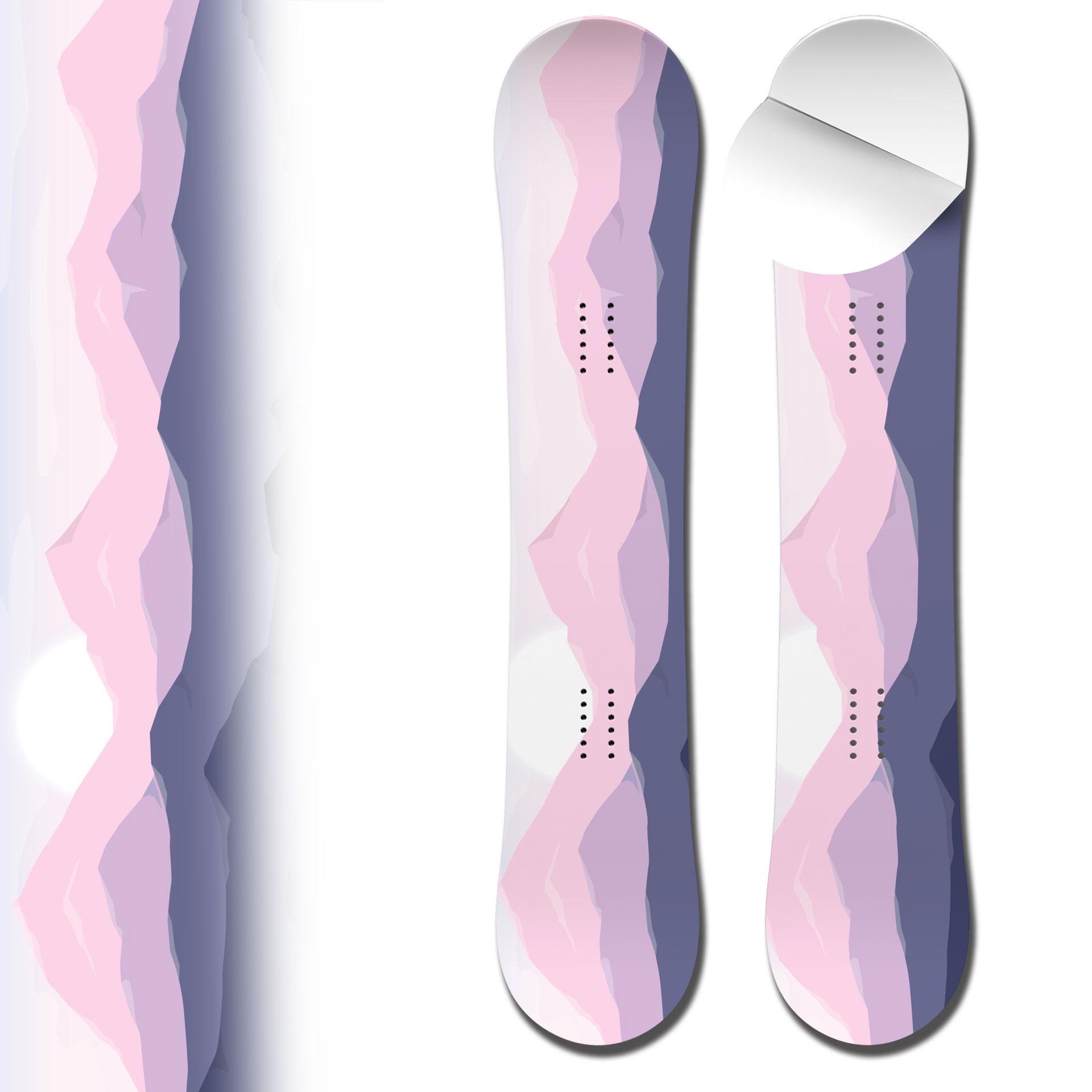 0019 Pink and Purple Pastel Watercolor Mountain Laminated Adhesive Vinyl Snowboard Wrap and Skin - up to 65" X 14" - Board NOT Included - Etsy 0019 Pink and Purple Pastel Watercolor Mountain Laminated Adhesive Vinyl Snowboard Wrap and Skin - up to 65" X 14" - Board NOT Included - Etsy