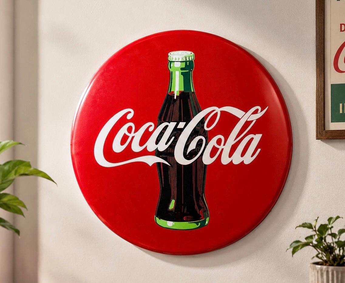 Coca-Cola ボタンサイン　ホーロー看板 Coca Cola Button Signs - Etsy