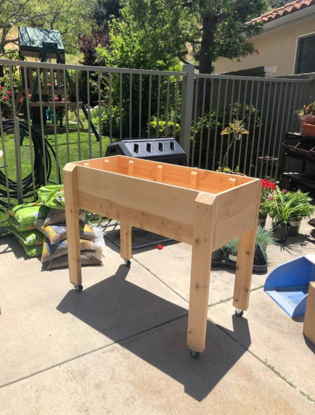 Caja de jardín CEDAR elevada | Etsy