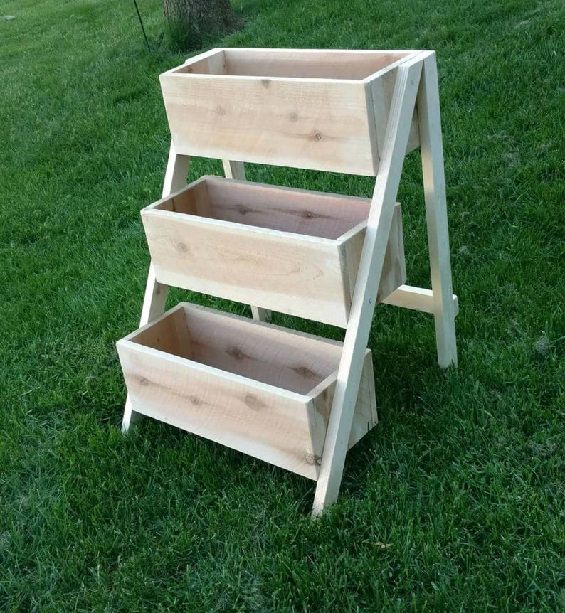 3 or 4 Tier Cedar Planter